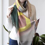 Personalised Abstract Eco Geo Scarf, thumbnail 4 of 12
