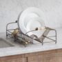 Brompton Antique Brass Dish Rack, thumbnail 1 of 3