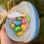 Easter Egg Paper Container Vintage Pastels, thumbnail 11 of 12