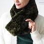 Leopard Print Crossover Scarf, thumbnail 4 of 11