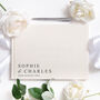 Personalised Wedding Linen Guest Book Traditional, thumbnail 1 of 7
