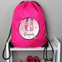 Personalised Pink Ballet Bag, thumbnail 1 of 4