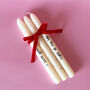 Personalised Love Letter Hand Painted Candle Sticks, thumbnail 8 of 10