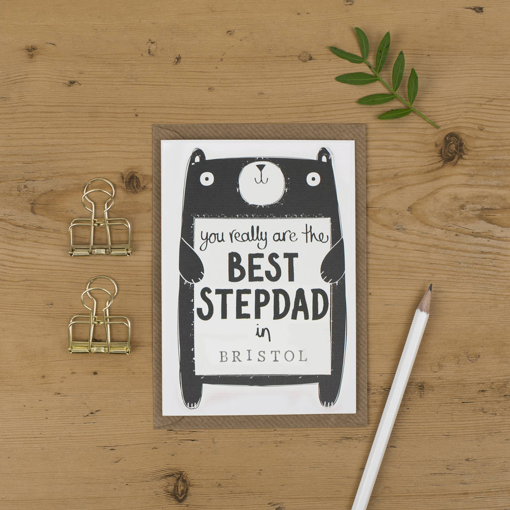 Best Stepdad Birthday Card