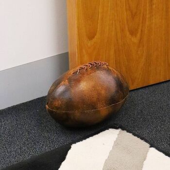 Vintage Rugby Ball Doorstop, 11 of 12