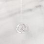 Sterling Silver 60th Birthday Necklace, thumbnail 6 of 8