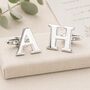 Personalised Alphabet Initial Cufflinks, thumbnail 1 of 8