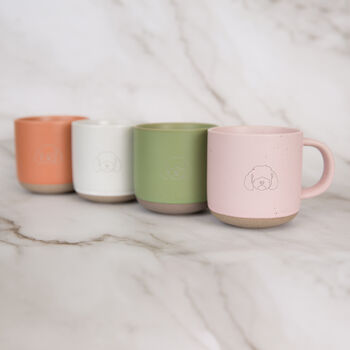 Cockapoo/ Cavapoo/ Maltipoo Engraved White Ceramic Tea/ Coffee Mug, 7 of 7