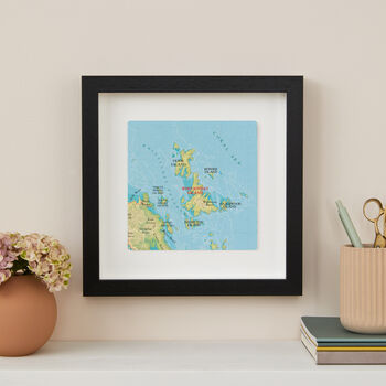 Personalised Whitsunday Islands Map Print Wall Art, 2 of 5