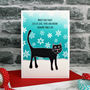 Personalised Christmas Card From The Cat, thumbnail 1 of 3