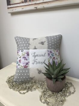 Special Friend Cushion Bees And Flowers, 6 of 7