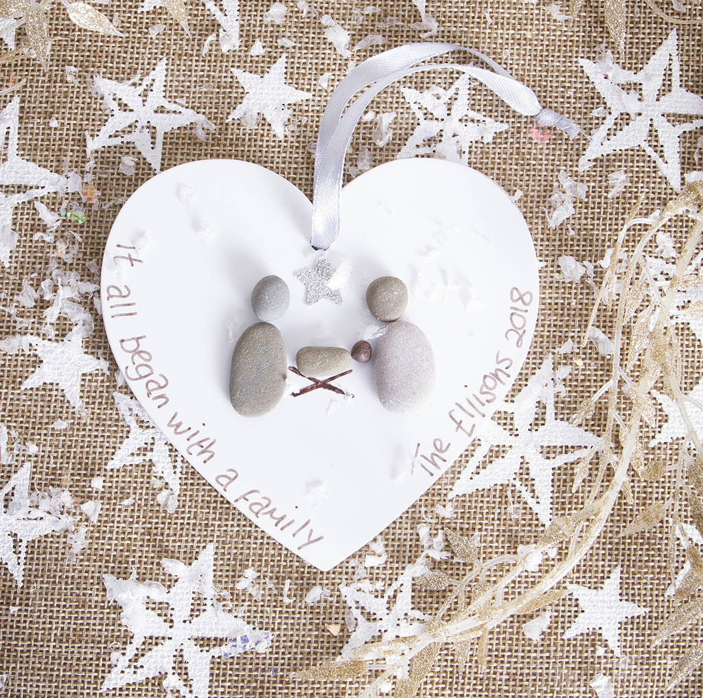 Personalised Mini Nativity Hanging Decoration By Gracefully Gifted