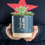 Personalised Special Date Indoor Plant Pot, thumbnail 1 of 6