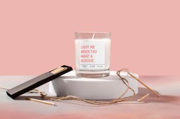 When You Want A Quickie Candle For Him Boyfriend Gift, 2 of 6