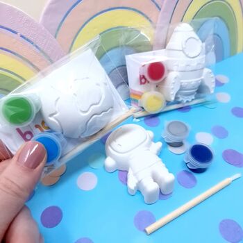 Paint Your Own Space Shapes Craft Kit Party Bag Fillers, 2 of 3