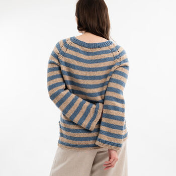 Rosie Striped Jumper Knitting Kit, 2 of 12