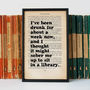 The Great Gatsby 'Drunk' Quote Print, thumbnail 2 of 5