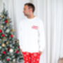 Family Christmas 'Believes' Personalised Pyjamas Available In Red And Green, thumbnail 11 of 12