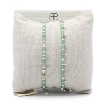 Serenity Blue/Green Tone Stack Bracelets, 5 of 12