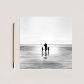 By Your Side Beach Greeting Card, 3 of 6