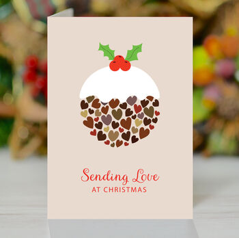 Sending Love At Christmas, Pud Card, 3 of 4