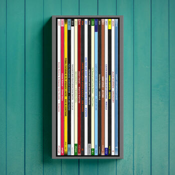 16th Birthday Music Number Ones 2009 Print, 9 of 9
