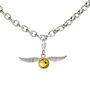 Harry Potter Sterling Silver Golden Snitch Clip On Charm With Crystals, thumbnail 2 of 3