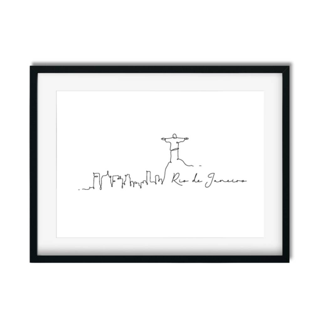 Rio De Janerio Skyline Print, 1 of 4