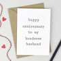 Husband Or Wife Anniversary Card, thumbnail 2 of 4