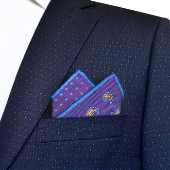 Luxury Colourful And Versatile Men's Silk Pocket Square, 6 of 12
