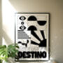 Destino Ibiza Club Print | Poster | Wall Art | Geometric | Dj | Clubbing | Patterned | Bauhaus | Print | House Music, thumbnail 4 of 8