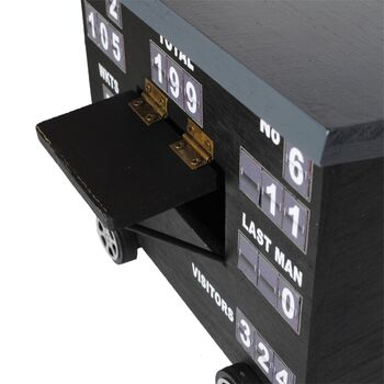 Personalised Cricket Scoreboard Desk Tidy, 3 of 7