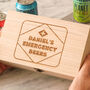 Personalised Emergency Beer Box Gift For Him, thumbnail 1 of 3