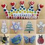 Personalised Mosaic Christmas Star Child's Craft Kit, thumbnail 4 of 4