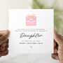Personalised Daughter Christmas Present Card, thumbnail 1 of 3