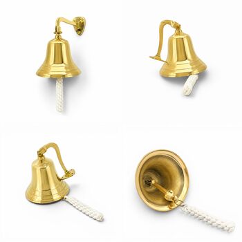 Vintage Ship Bell In Solid Brass, 11 of 11