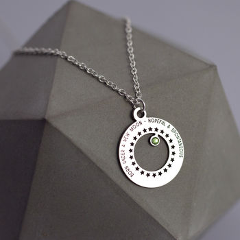 Personalised Phases Of The Moon Necklace, 4 of 12