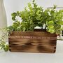 Personalised Wooden Pot Planter, thumbnail 7 of 8