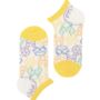 Dog And Cat Short Yellow Ankle Cotton Socks, thumbnail 4 of 5