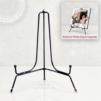 Our Forever Day Personalised Rock Photo Slate Wedding Gift, 5 of 6