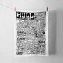 Hull Landmarks Tea Towel, thumbnail 1 of 2