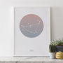 A4 Personalised Zodiac Constellation Prints, thumbnail 4 of 7