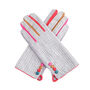 Wool Check Touchscreen Compatible Gloves Cream Or Light Grey, thumbnail 1 of 6