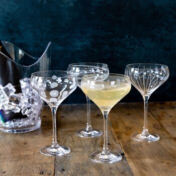 Deco Champagne Saucers, 6 of 7