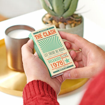 Personalised Music Gig Matchbox And Matches, 2 of 6