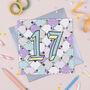 '17th' Birthday Card, thumbnail 1 of 2