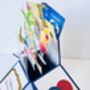 Dominican Republic Themed 3D Birthday Card, thumbnail 7 of 8