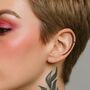 Simple Silver Tusk Ear Cuff Earrings, thumbnail 4 of 7