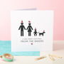 Personalised 10 Pack Of Family Christmas Cards, thumbnail 2 of 4