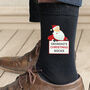 Personalised Santa Claus Christmas Socks, thumbnail 1 of 4